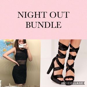 dress and heels night out bundle